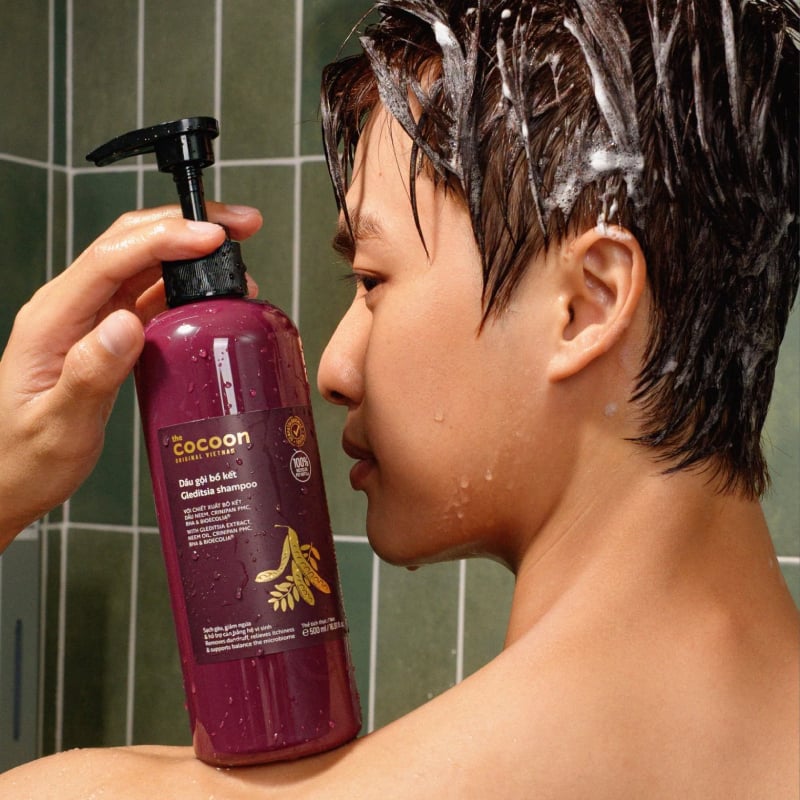 Dầu Gội Bồ Kết Cocoon Gleditsia Shampoo 500ml