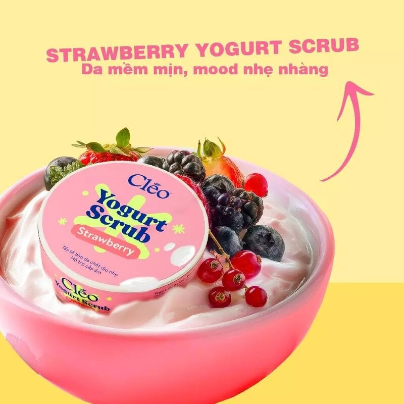 Tẩy Da Chết Body Cleo Bingsu/Candy/Yogurt Scrub