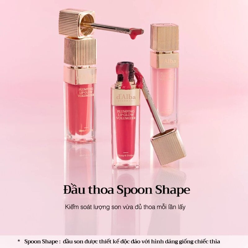 Son Bóng Làm Đầy Môi Căng Mọng d'Alba Plumping Lip Glow Mood Volumizer 5ml