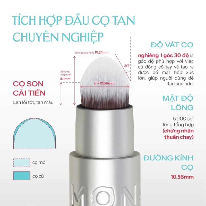 thegioiskinfood.com - Son Bùn Ẩm Mờ Mịn Lâu Trôi Lemonade Perfect Couple Blurry Stain Lip Cream 3,5g
