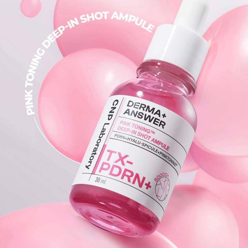 thegioiskinfood.com - Tinh Chất Vi Kim Dưỡng Sáng Hồng Da CNP Derma Answer Pink Toning Deep In Shot Ampoule 30ml