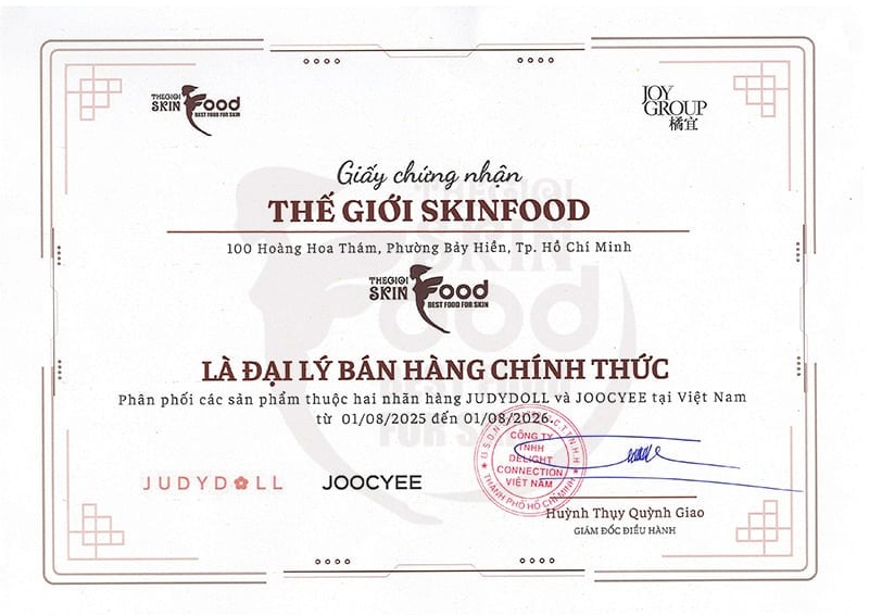 Thế Giới Skinfood - Đại lý phân phối chính hãng các sản phẩm Joocyee&nbsp;tại Việt Nam