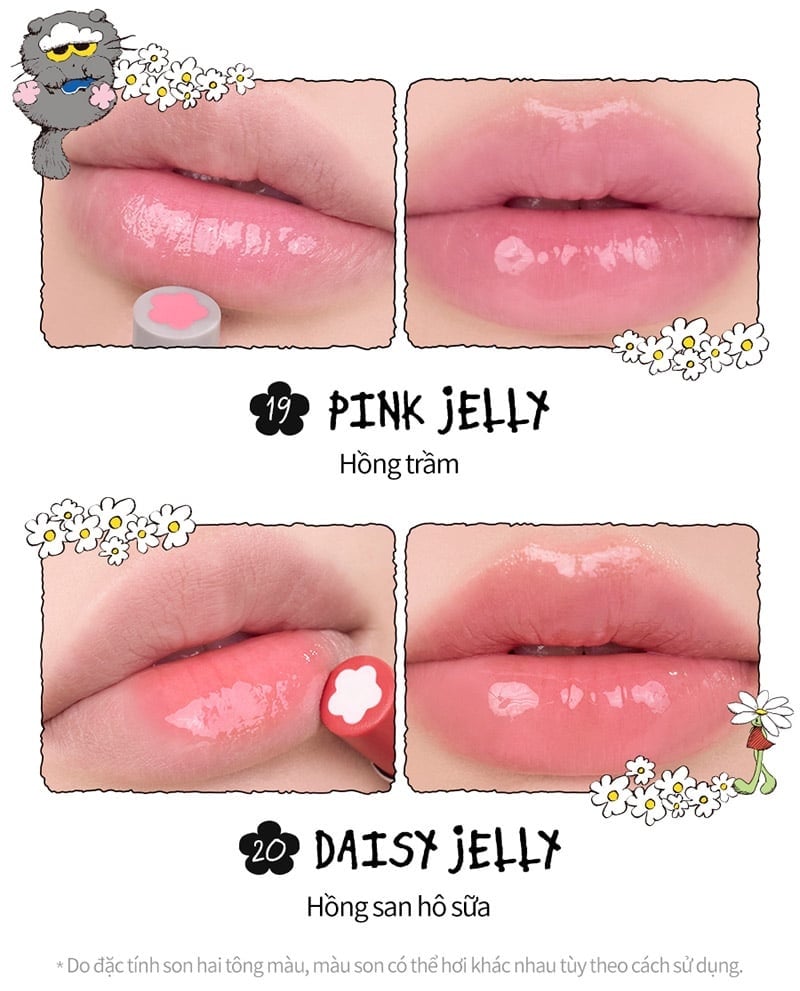 thegioiskinfood.com -  Son Dưỡng Romand Dạng Thỏi Có Màu Thuần Chay Dưỡng Ẩm Mềm Môi Glasting Melting Balm