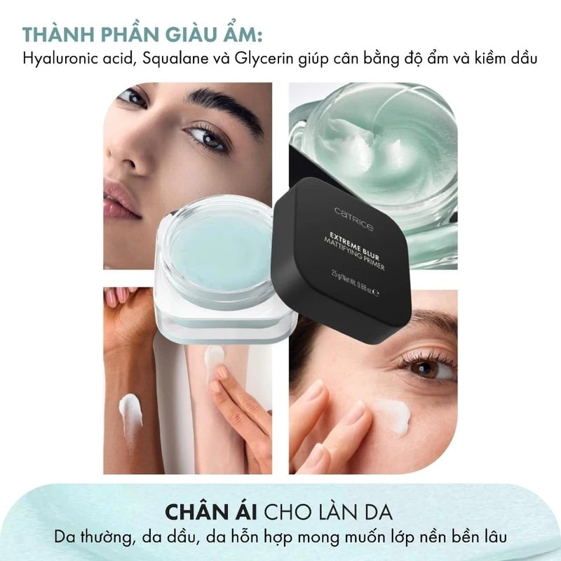 Kem Lót Gel Lạnh Catrice Extreme Blur Mattifying Primer 25g