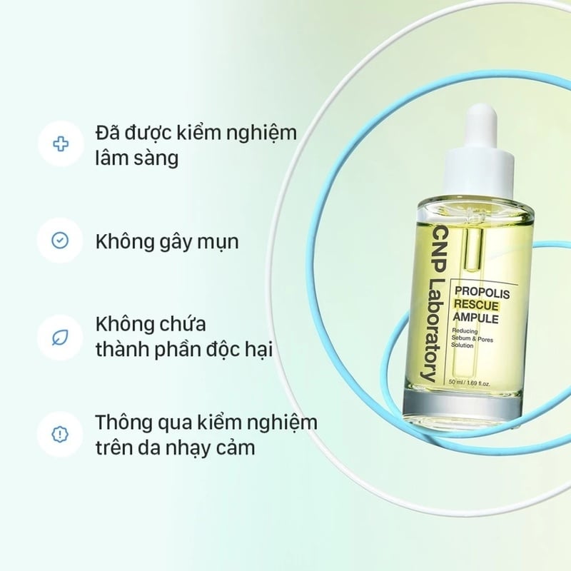 thegioiskinfood.com - Tinh Chất Keo Ong Cấp Ẩm Làm Dịu Da CNP Propolis Rescue Ampule 50ml