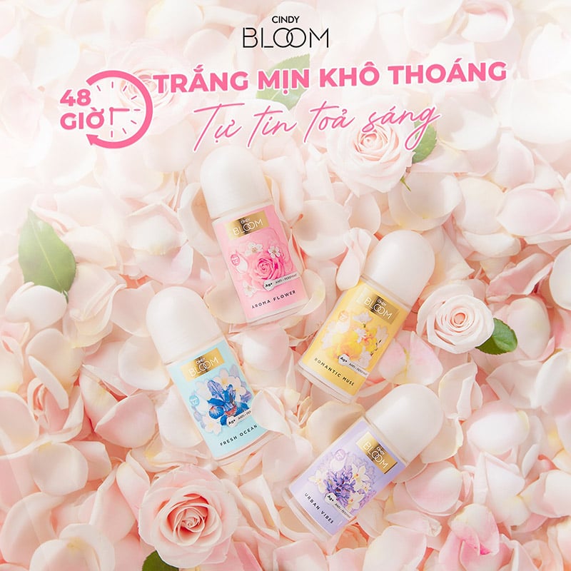 thegioiskinfood.com - Lăn Khử Mùi Hương Nước Hoa Dành Cho Nữ Cindy Bloom Deodorant roll-on