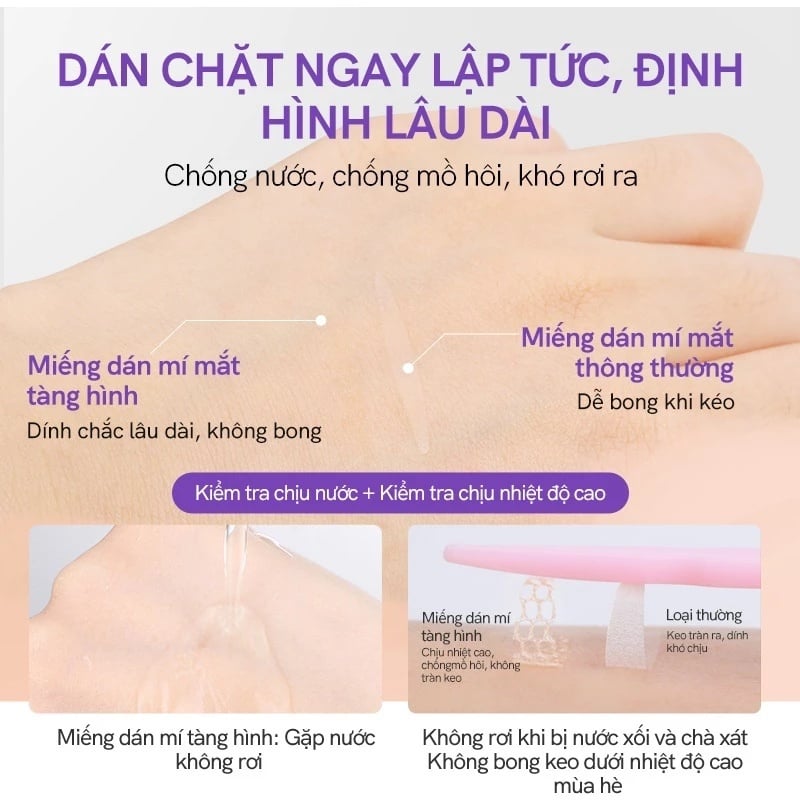 Miếng Dán Kích Mí Lưới Mlen Diary Invisible Eyelid Tape