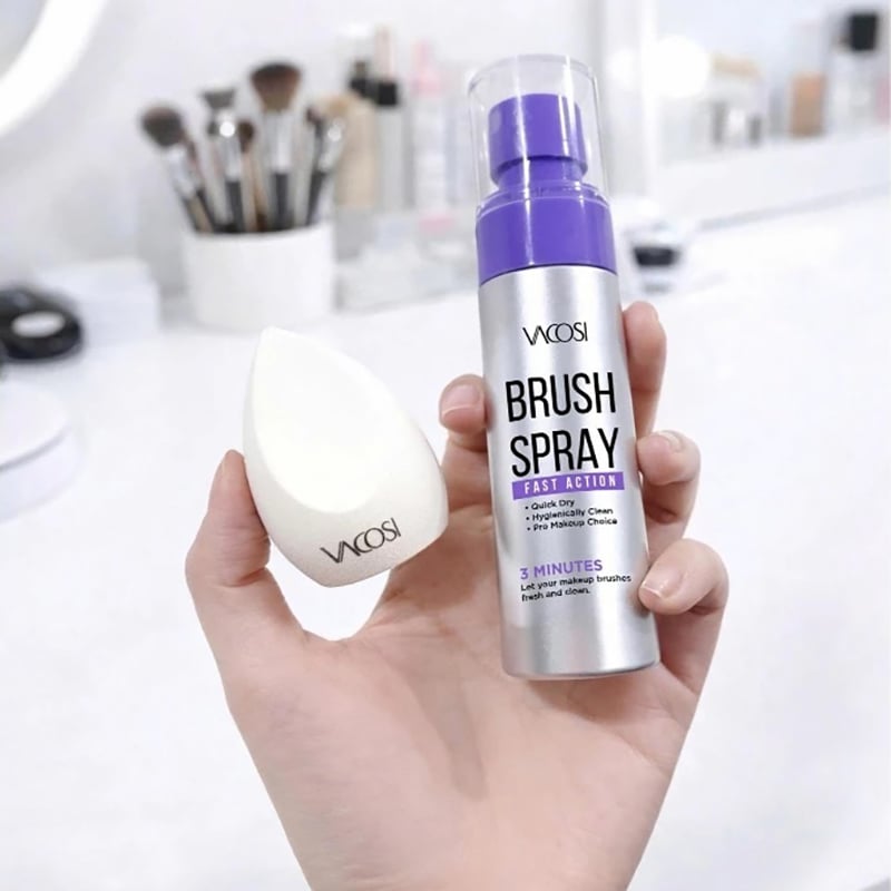 thegioiskinfood.com - Xịt Rửa Cọ Khô Vacosi Brush Spray Fast Action 60ml