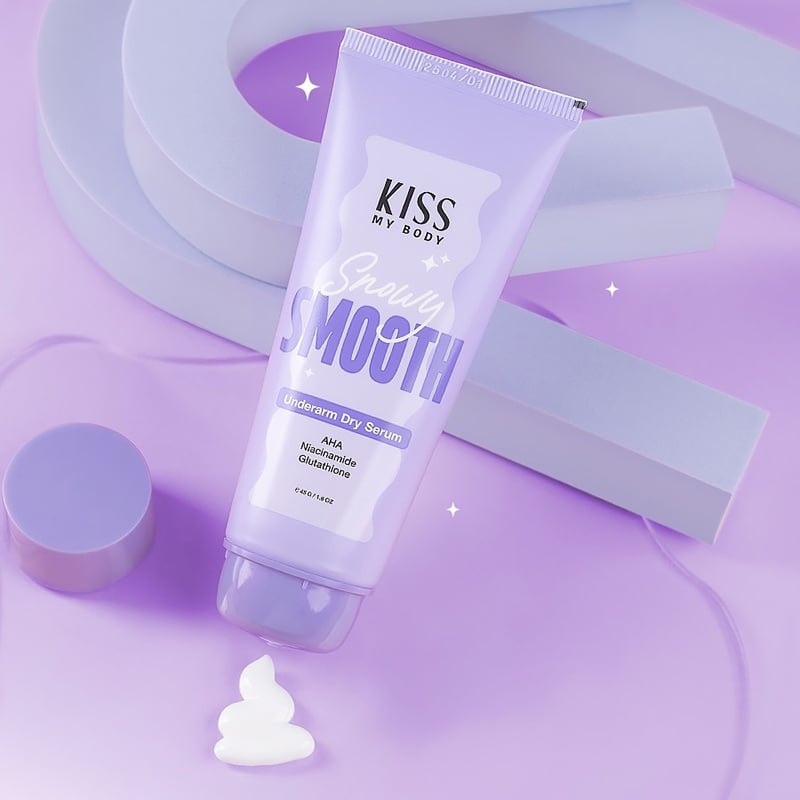thegioiskinfood.com - Serum Dưỡng Vùng Da Dưới Cánh Tay Kiss My Body Hỗ Trợ Phục Hồi Sáng Da Snowy Smooth Underarm Dry Serum 45g