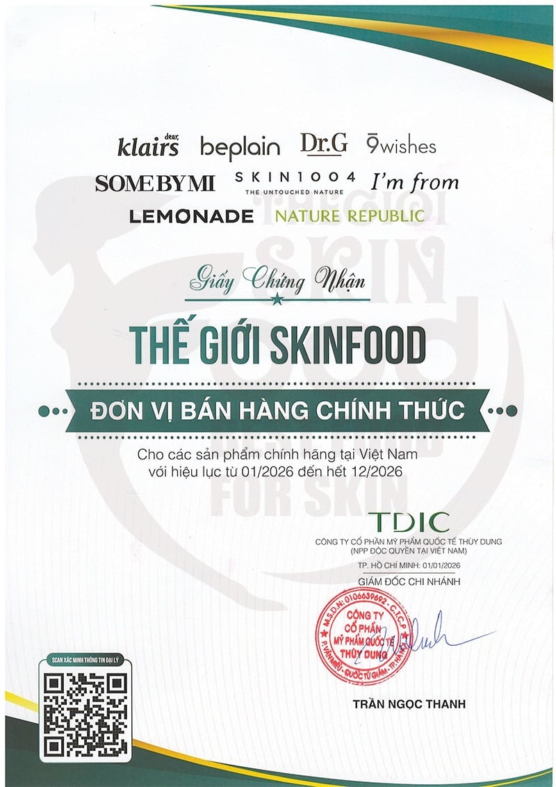 Thế Giới Skinfood - Đại lý phân phối chính hãng các sản phẩm SOME BY MI tại Việt Nam