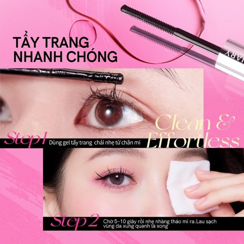 Mascara Keo Dán Mi 2 Đầu 4 Trong 1 Mlen Diary 8g