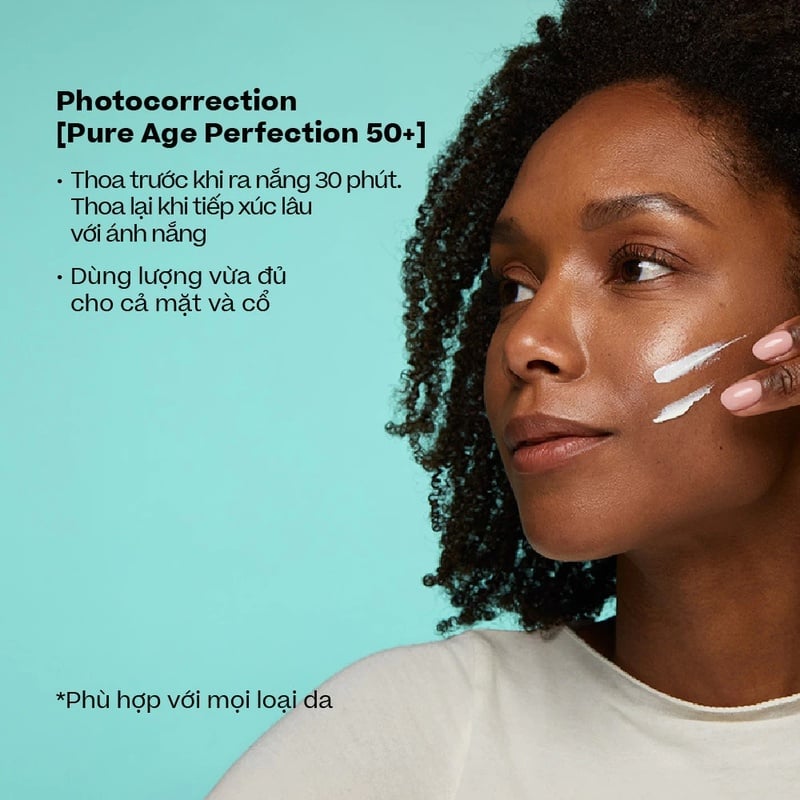thegioiskinfood.com - Kem Chống Nắng Phổ Rộng Hỗ Trợ Kiểm Soát Nhờn Cho Da Dầu Mụn Sensilis Photocorrection [Pure Age Perfection 50+] SPF 50+ 40ml