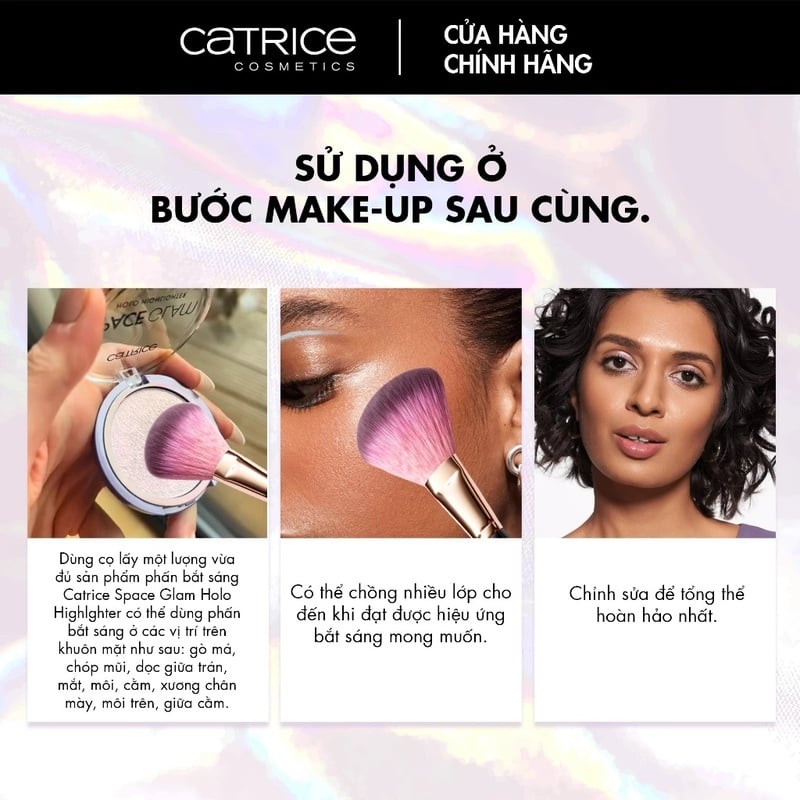 Phấn Nhũ Bắt Sáng Catrice Highlight Diamond Haze 010 Gimme Glitter 6g