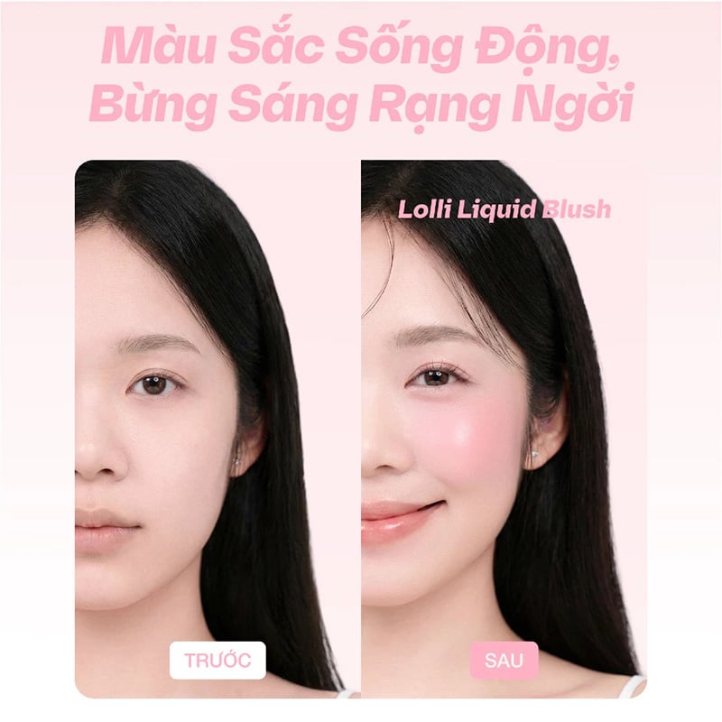 thegioiskinfood.com - Má Hồng Dạng Kem OFÉLIA Cho Đôi Má Hồng Xinh Xắn Lolli Liquid Blush