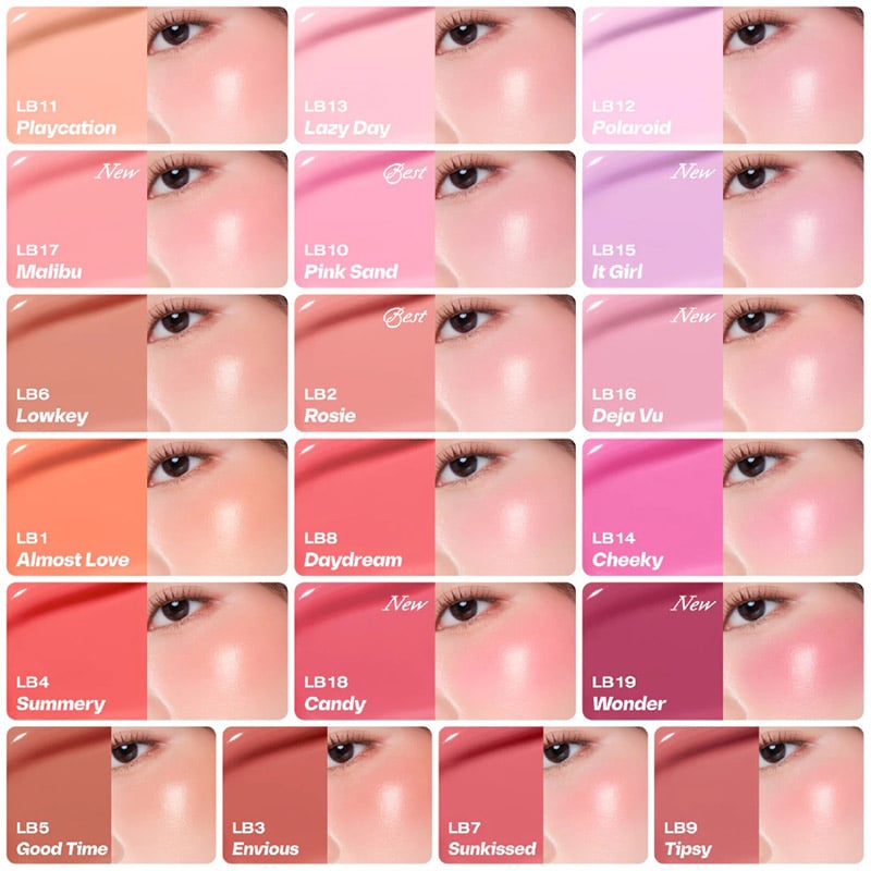 thegioiskinfood.com - Má Hồng Dạng Kem OFÉLIA Cho Đôi Má Hồng Xinh Xắn Lolli Liquid Blush