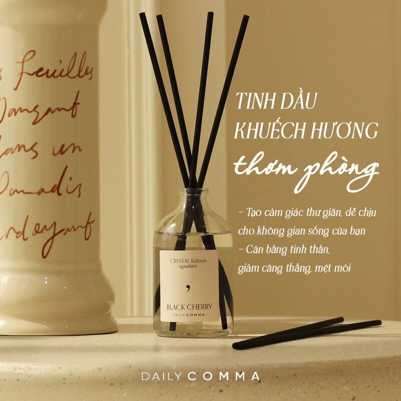 Tinh Dầu, Chế Phẩm Thơm Phòng Daily Comma Crystal Edition Signature Diffuser 100ml