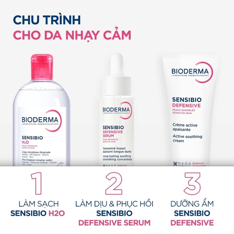 thegioiskinfood.com - Kem Dưỡng Cấp Ẩm, Làm Dịu Da Cho Da Nhạy Cảm Bioderma Sensibio Defensive 40ml