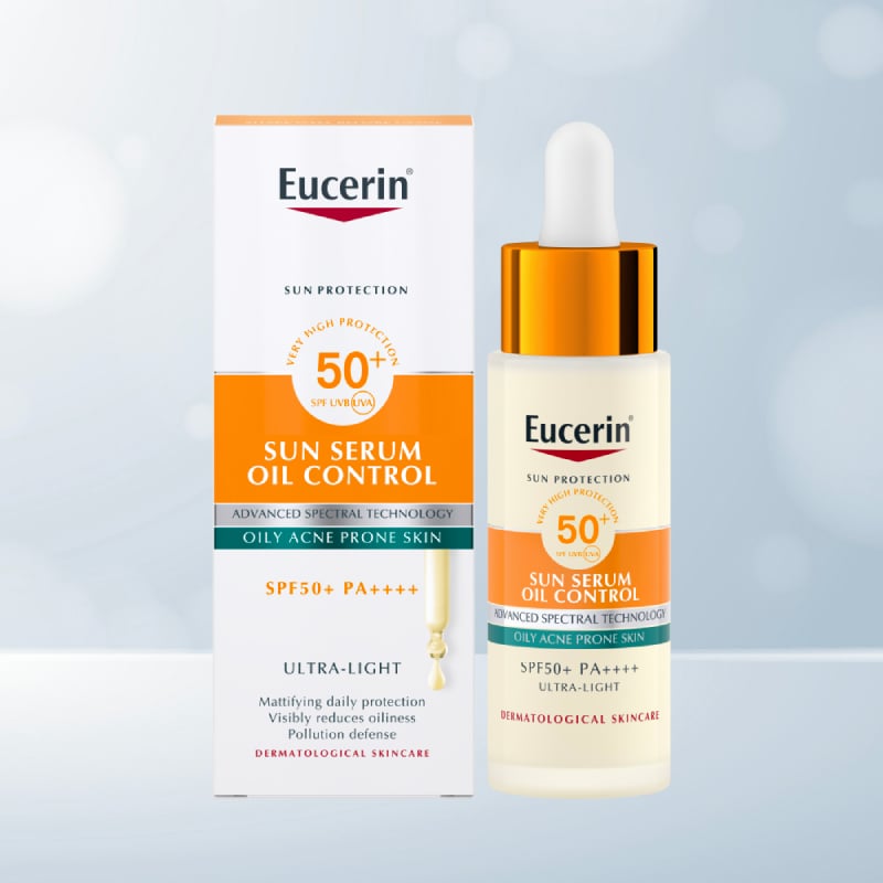 Serum Chống Nắng Kiểm Soát Dầu Eucerin Sun Serum Oil Control SPF50+ PA++++ 30ml