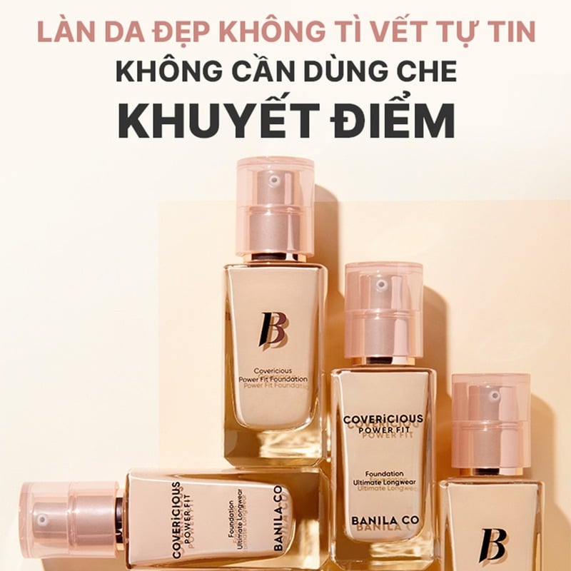 thegioiskinfood.com - Kem Nền Mịn Lì Che Phủ Cao Banila Co Covericious Power Fit Foundation SPF45 PA++ 14ml