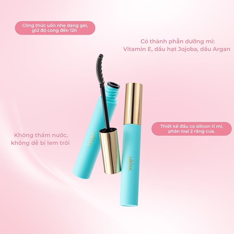 thegioiskinfood.com - Mascara Định Hình Mi UKISS Little Flame Eyelash Primer #01 Màu Đen 5g