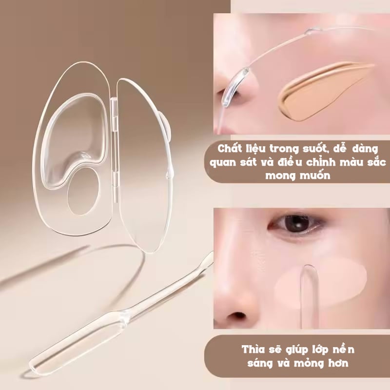 thegioiskinfood.com - Bộ Dụng Cụ Trộn Kem Nền Nhựa TOOLA - BT-TLA052