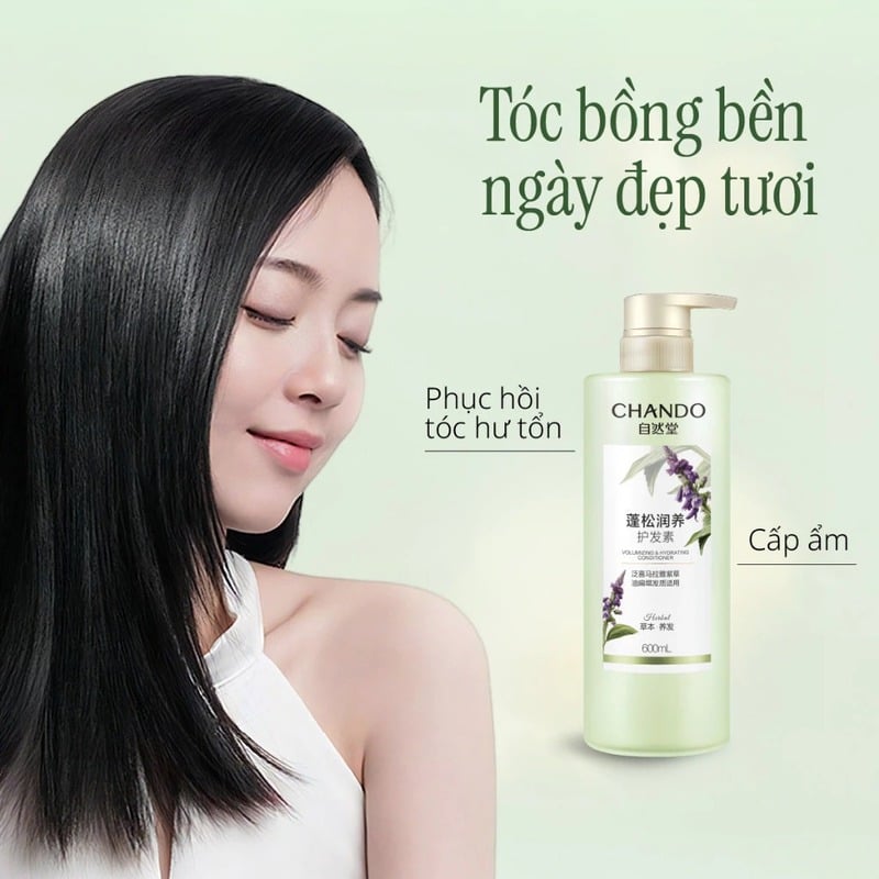 thegioiskinfood.com - Dầu Xả Chando Himalaya Volumizing & Hydrating Conditioner 600ml