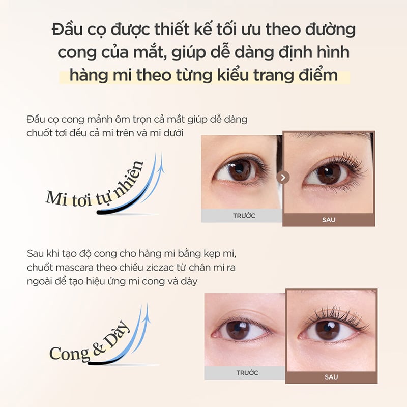 thegioiskinfood.com - Mascara Chuốt Mi Đầu Cọ Mảnh B.O.M Wonderproof Mascara Slim 4.5g #01 Hyper Black