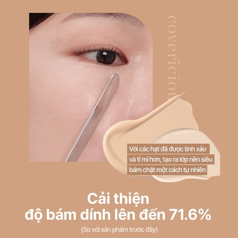 thegioiskinfood.com - Kem Nền Mịn Lì Che Phủ Cao Banila Co Covericious Power Fit Foundation SPF45 PA++ 14ml