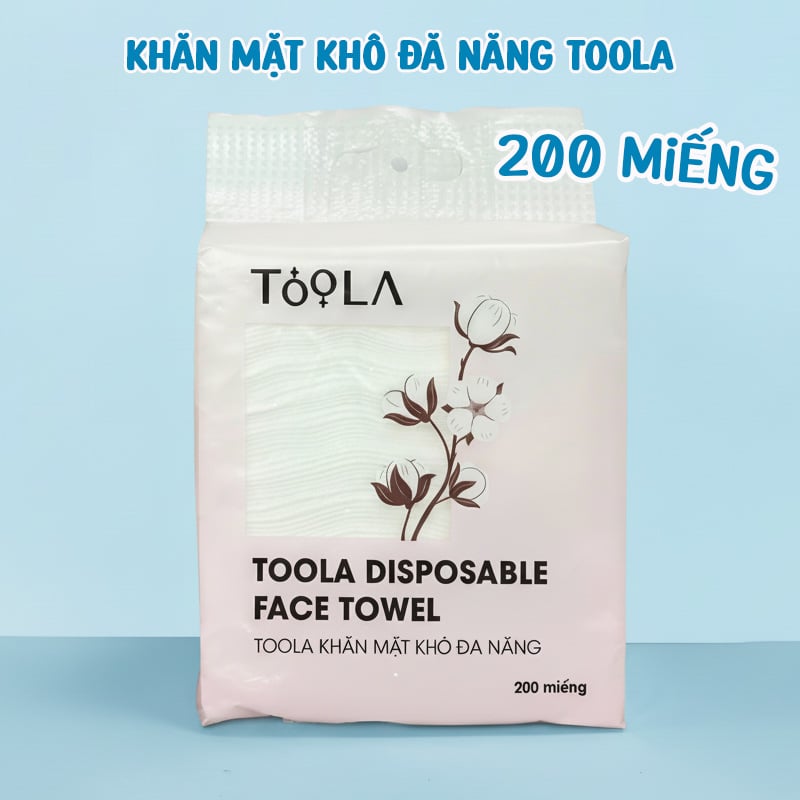 thegioiskinfood.com - Khăn Mặt Khô Đa Năng Cao Cấp, Mềm Mịn TOOLA Disposable Face Towel