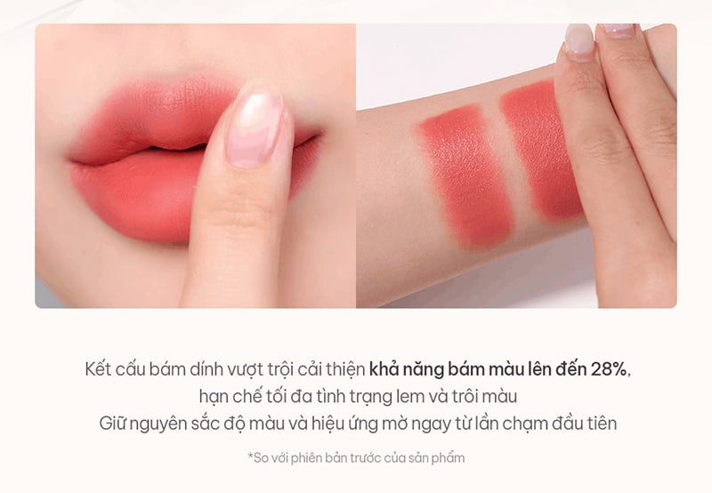 thegioiskinfood.com - Son Kem Lì Espoir Couture Lip Tint Fitting Blur 4g - Phiên bản 2025