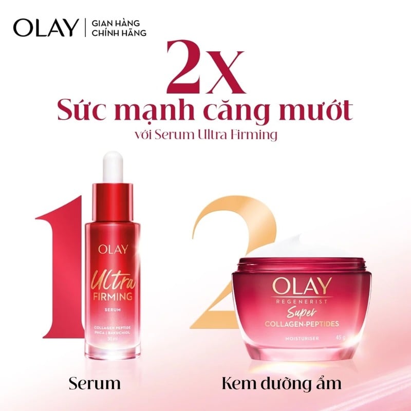 thegioiskinfood.com - Kem Dưỡng Ẩm Hỗ Trợ Cải Thiện Lão Hóa Da&nbsp;Olay Regenerist Super Collagen Peptides Soft Moisturiser 45g