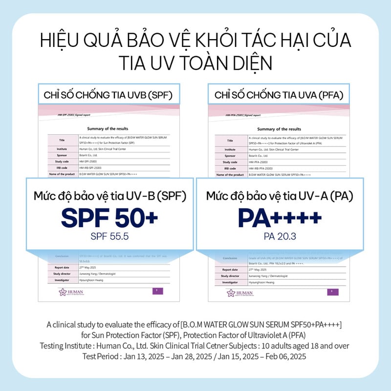 thegioiskinfood.com - Serum Chống Nắng Dưỡng Ẩm B.O.M Water Glow Sun Serum 50g