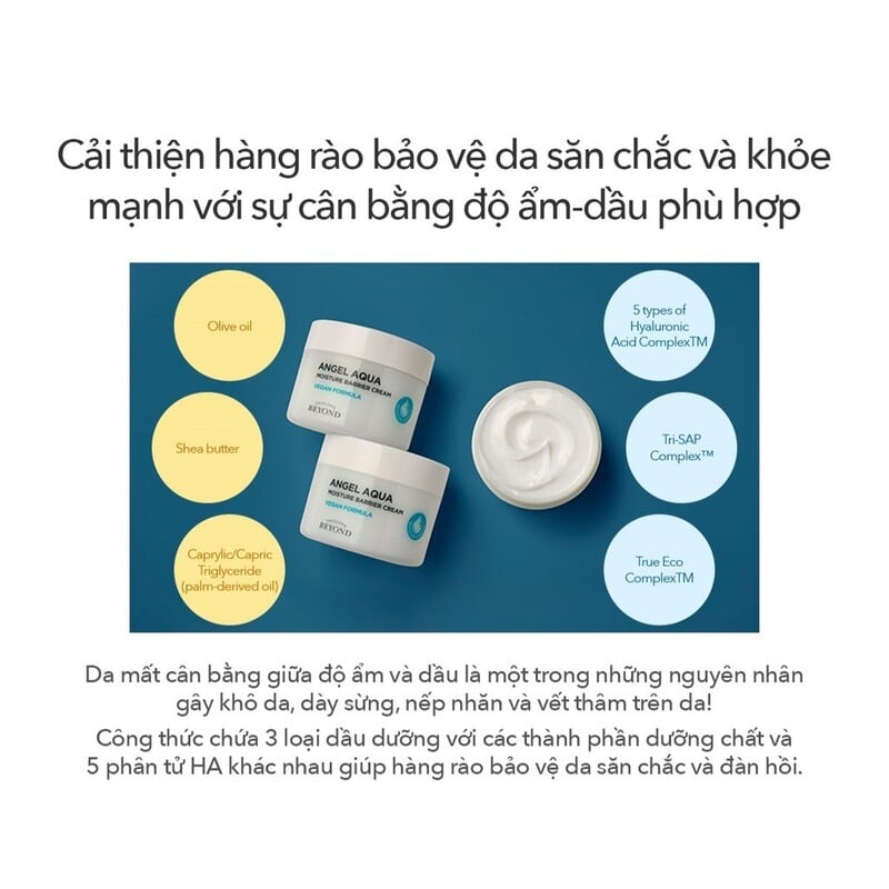 thegioiskinfood.com - Kem Dưỡng Cấp Ẩm Chuyên Sâu Beyond Angel Aqua Moisture Barrier Cream 150ml