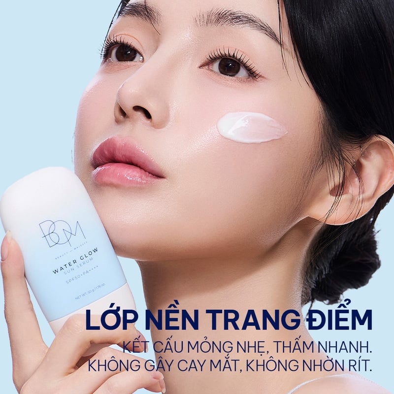 thegioiskinfood.com - Serum Chống Nắng Dưỡng Ẩm B.O.M Water Glow Sun Serum 50g