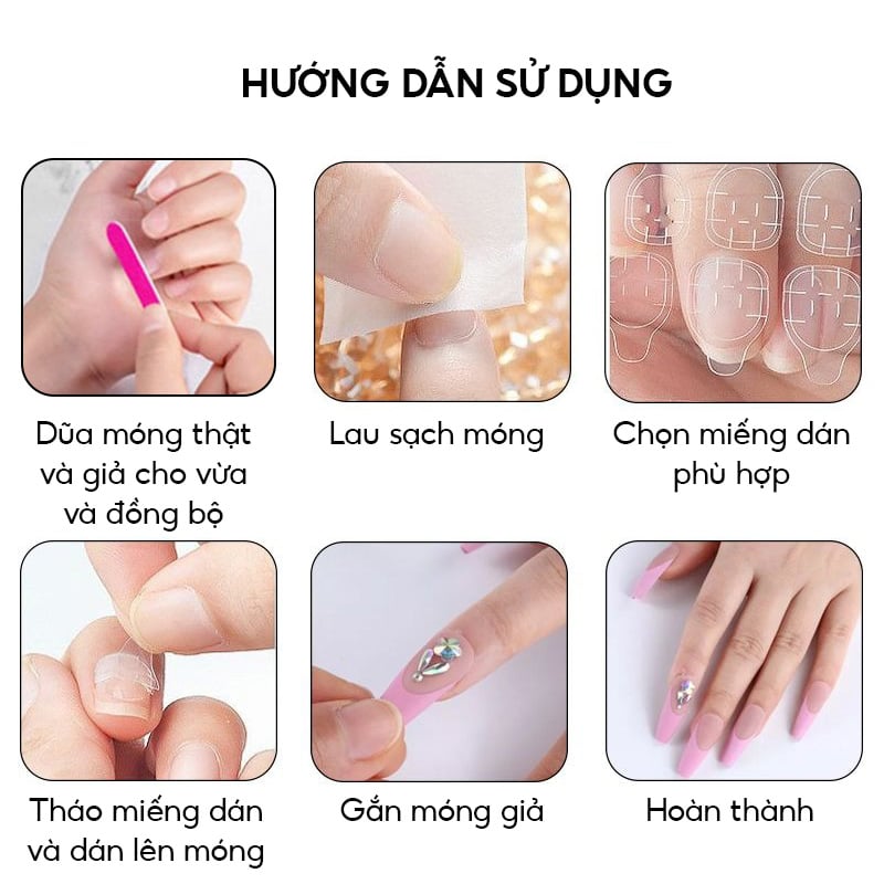 thegioiskinfood.com - Bộ Dụng Cụ Dán Móng Giả TOOLA Nail Stickers - BT-TLA097