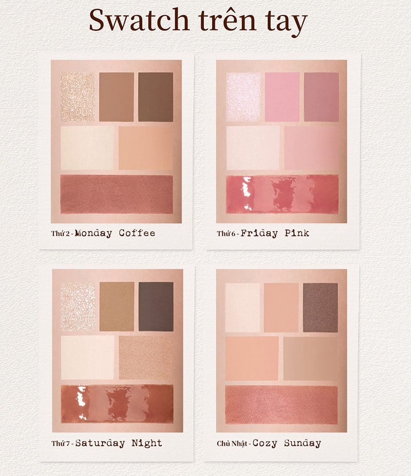 thegioiskinfood.com - Bảng Phấn Mắt Má Môi Đa Năng Joocyee Lookbook Palette 13.5g