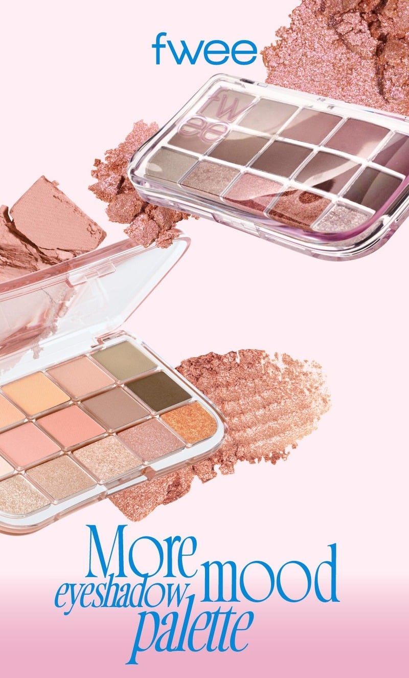 thegioiskinfood.com - Bảng Phấn Mắt 15 Ô Fwee More Mood Eyeshadow Palette 12g