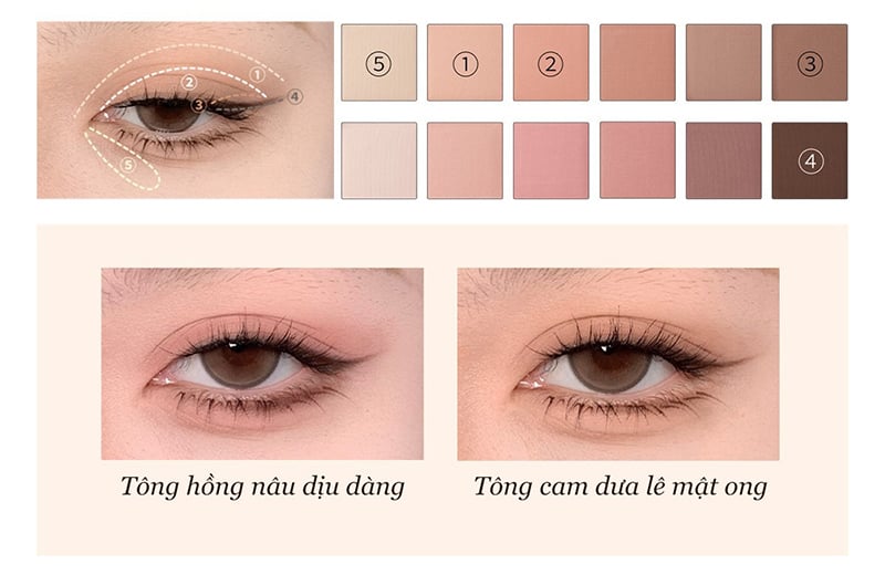 thegioiskinfood.com - Bảng Phấn Mắt 12 Ô Joocyee 12 Shades Eyeshadow Palette 14g