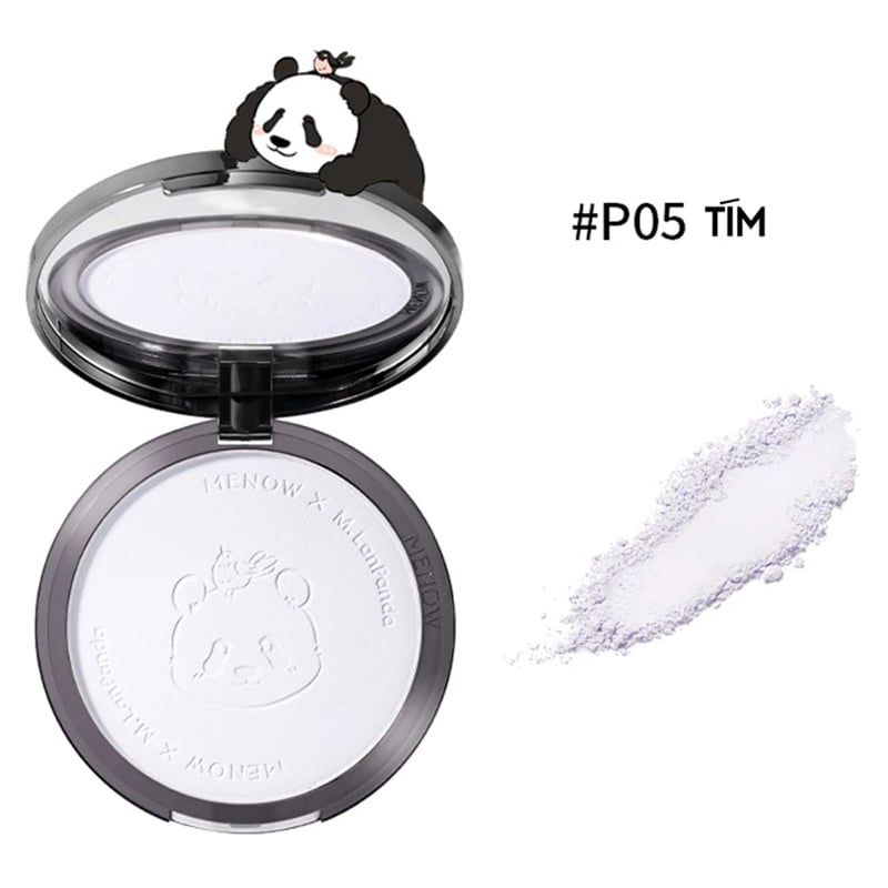 thegioiskinfood.com - Phấn Phủ MENOW x MENGLAN PANDA Dạng Nén Velvet Mist Complexion Power 21g