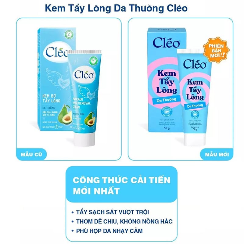 thegioiskinfood.com - Kem Tẩy Lông CLEO Hair Removal Cream