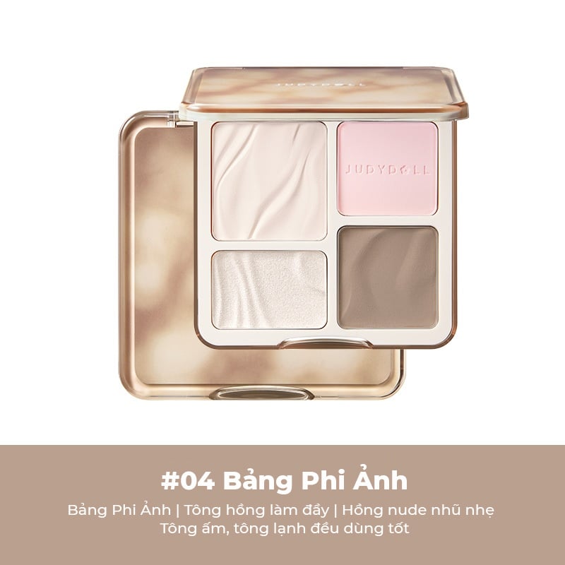 thegioiskinfood.com - Phấn Bắt Sáng Và Tạo Khối Judydoll Highlight & Contour
