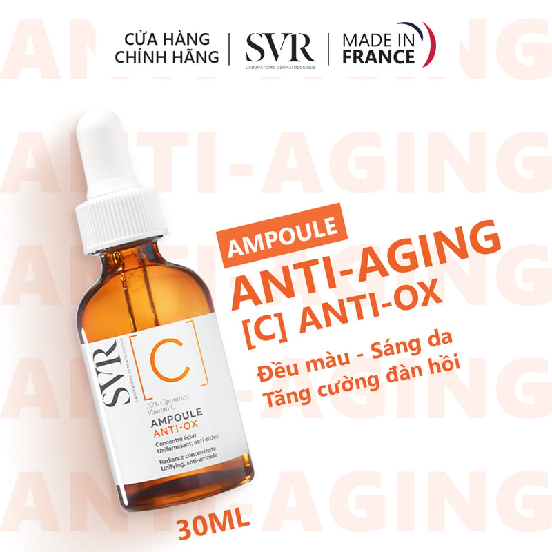 thegioiskinfood.com - Serum SVR Hỗ Trợ Dưỡng Sáng Da [C] Ampoule Anti-Ox 30ml