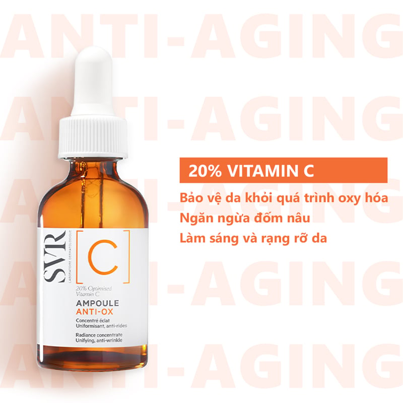thegioiskinfood.com - Serum SVR Hỗ Trợ Dưỡng Sáng Da [C] Ampoule Anti-Ox 30ml