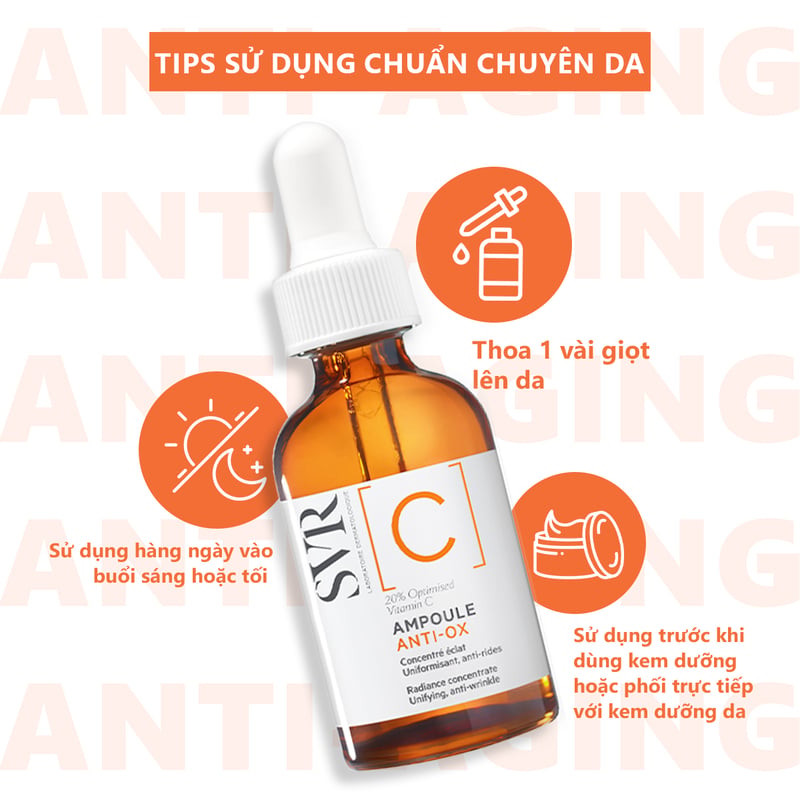 thegioiskinfood.com - Serum SVR Hỗ Trợ Dưỡng Sáng Da [C] Ampoule Anti-Ox 30ml