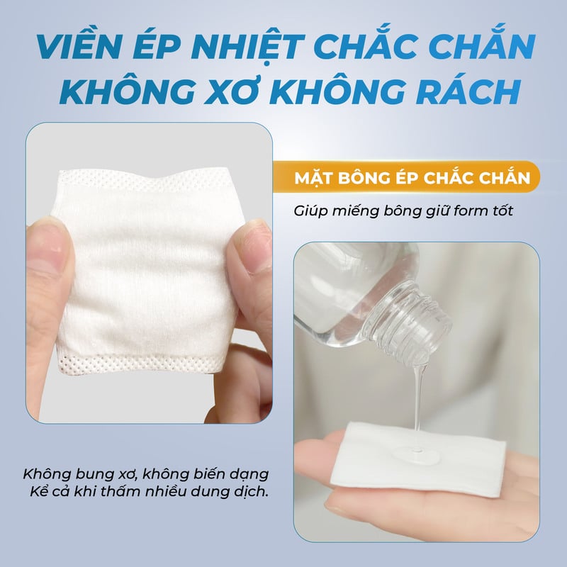 Bông Tẩy Trang Xỏ Ngón Kokimi Fingers Cotton Pads 150 miếng