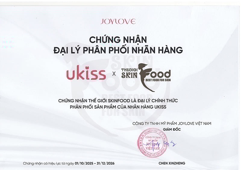 thegioiskinfood.com - Đại lý phân phối chính hãng các sản phẩm UKISS tại Việt Nam