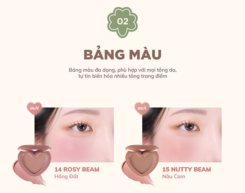 thegioiskinfood.com - Má Hồng Dạng Kem Lilybyred Luv Beam Cheek Balm 3.5g