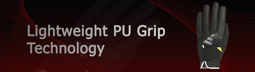 Công nghệ Lightweight PU Grip của Găng tay golf nam Adizero 25 Black / Grey Five JE7179 | Adidas