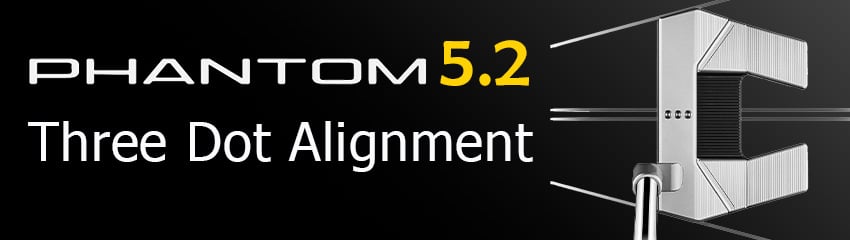 Công nghệ Three Dot Alignment của Gậy Putter PHANTOM 5.2 RIGHT HAND 2025 | Titleist