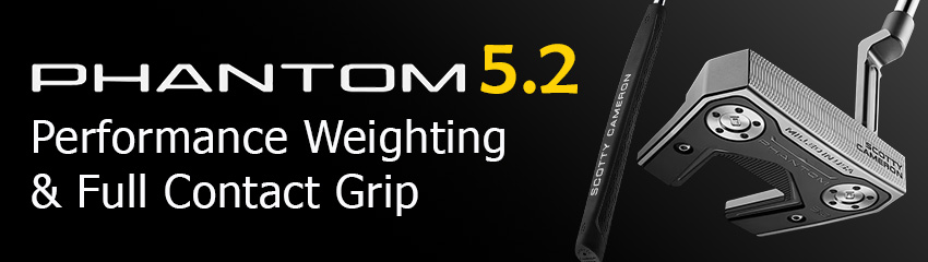 Công nghệ Performance Weighting & Full Contact Grip của Gậy Putter PHANTOM 5.2 RIGHT HAND 2025 | Titleist